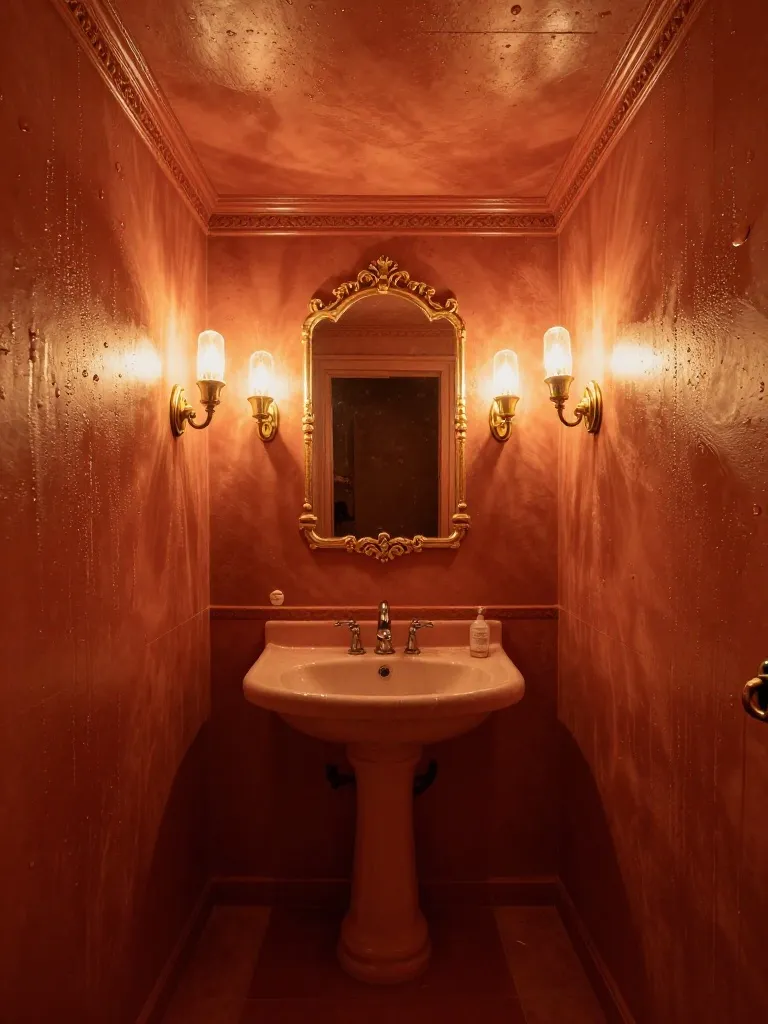 Color Drenching: The Viral Trend Transforming Tiny Powder Rooms Completely