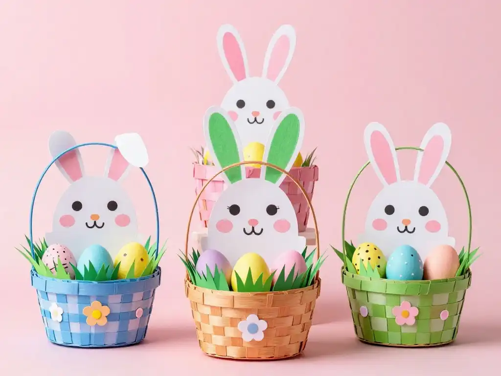 Cute Easter Basket Crafts Filled With Personality and Imagination