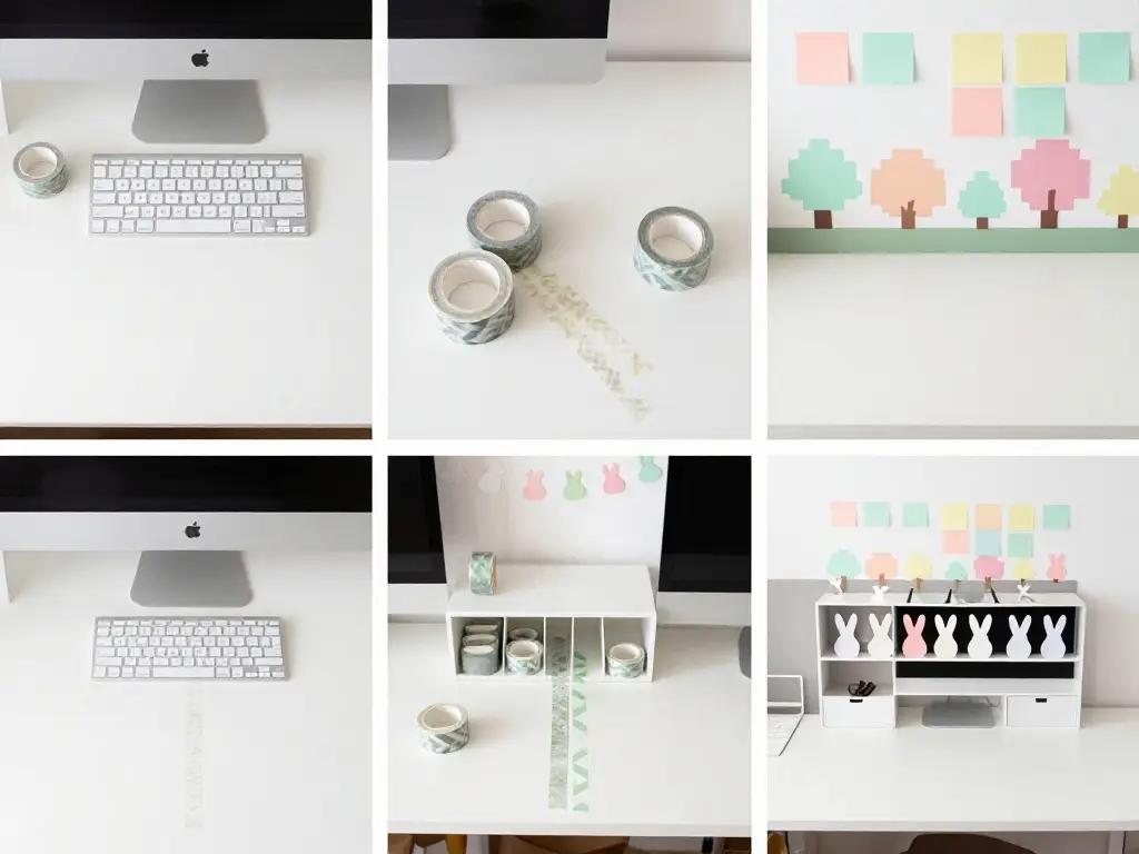Washi Tape and Paper Crafts That Decorate Your Entire Desk in Under Ten Minutes