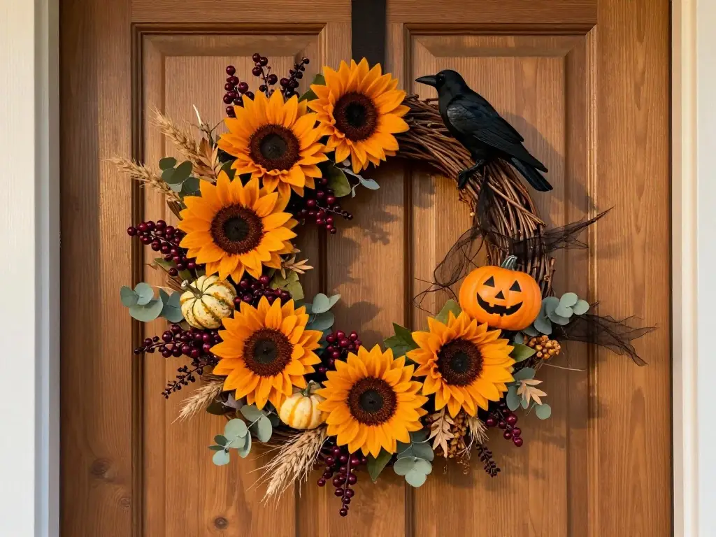 Fall Halloween Wreath Ideas That Blend Seasonal & Spooky Vibes