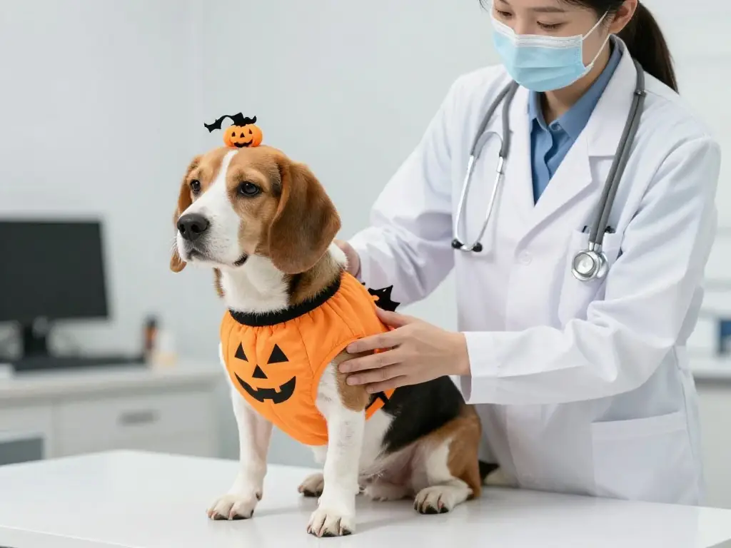 Pet Safety Tips When Wearing a Halloween Costume