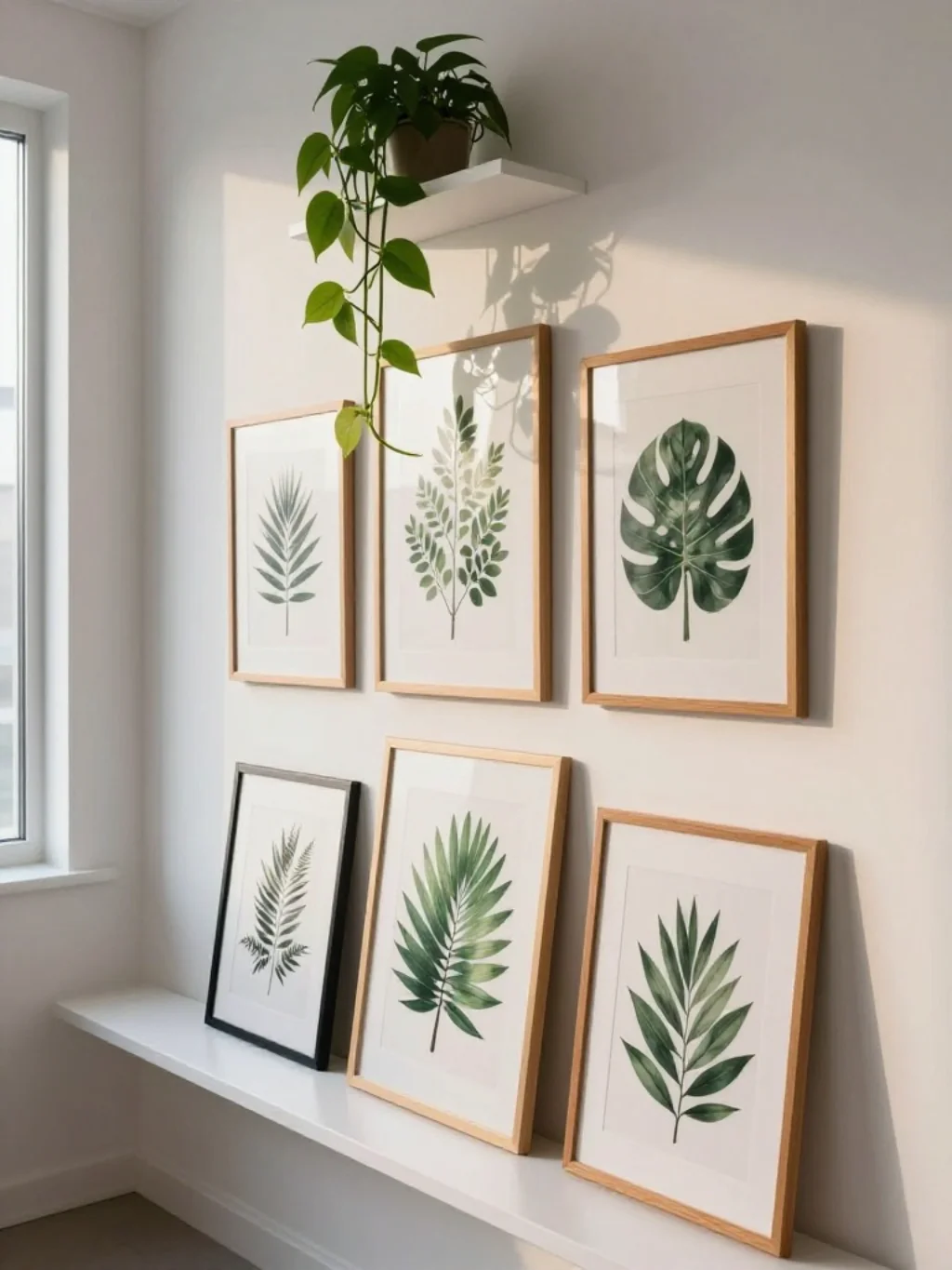Botanical Wall Art That Adds Depth Without a Single Nail Hole