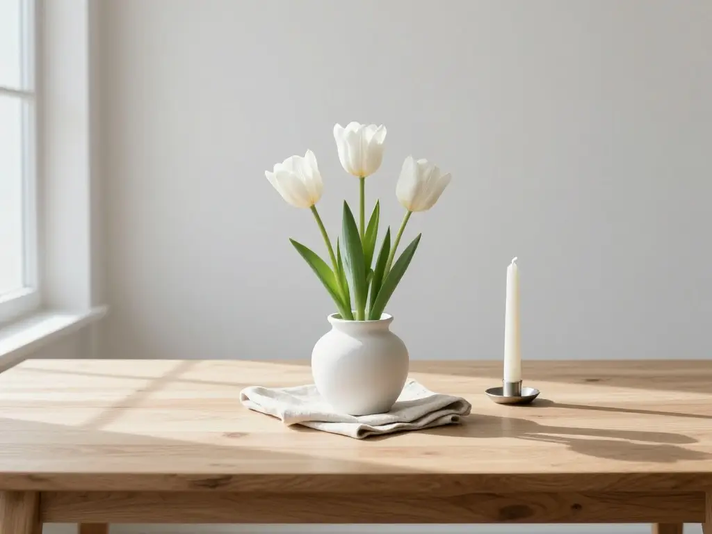 Minimalist Spring Table Styling That Proves Less Is Genuinely More Beautiful