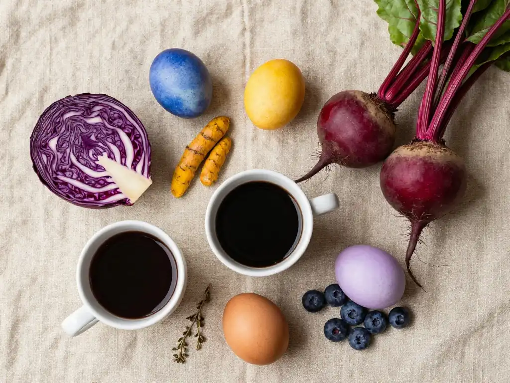 Natural Dye Easter Egg Coloring That Produces Colors You Cannot Buy in a Kit