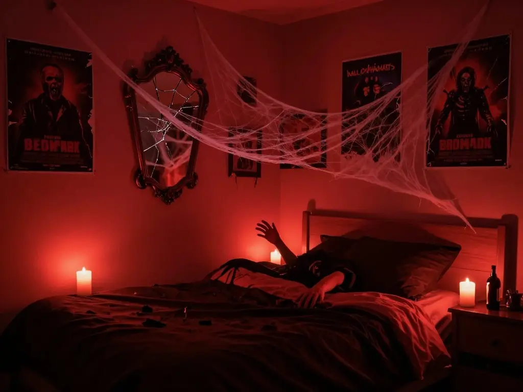 Scary Halloween Bedroom Decor for Horror Lovers