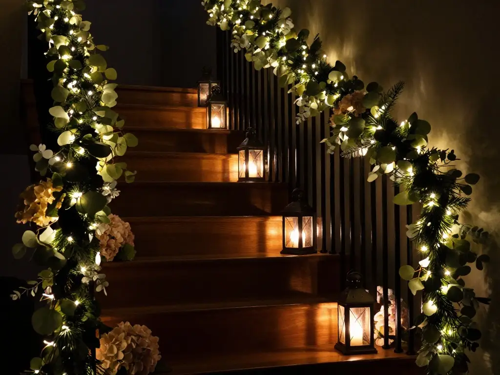 How Lighting Transforms Your Spring Staircase After the Sun Goes Down