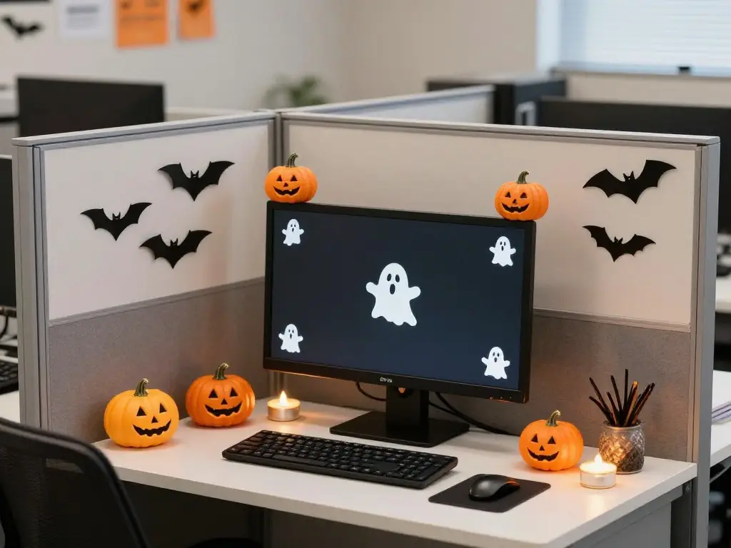 Halloween Cubicle Ideas for Small or Tight Spaces