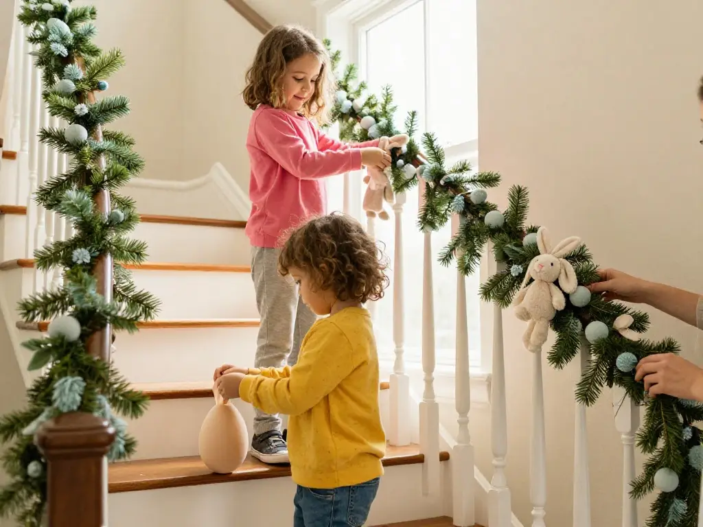 Kid Friendly Easter Staircase Ideas the Whole Family Will Actually Enjoy Making