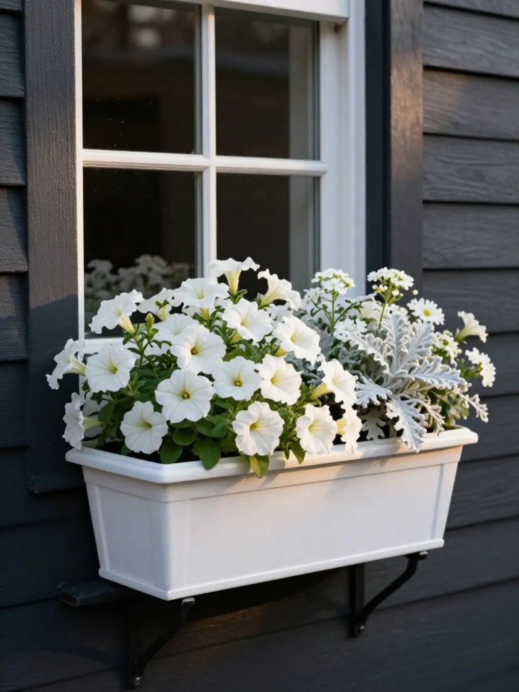 Monochrome Spring Window Box Schemes That Feel Curated Not Boring
