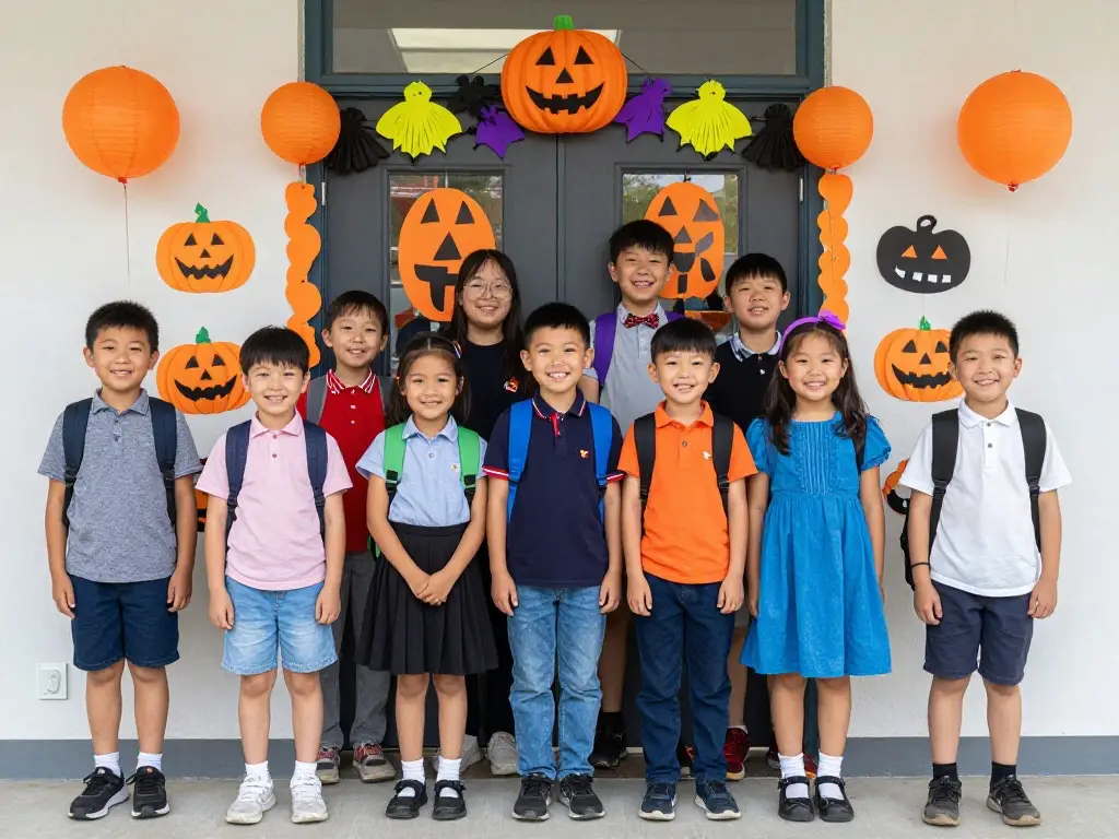 How to Involve Students in DIY Halloween Door Decorating