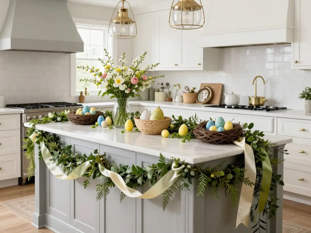 How Ribbon, Garland, and Nesting Elements Create an Irresistible Spring Focal Point