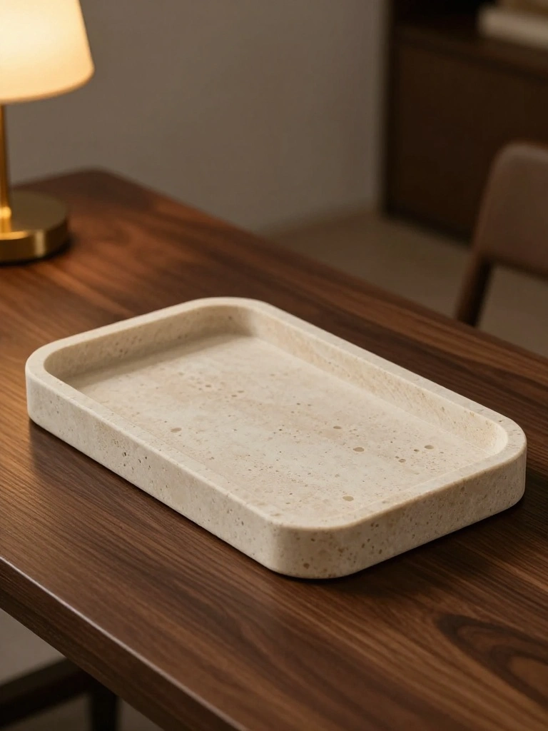 The Alabaster Glow: Transforming Moody Evening Ambiance with Pale Stone