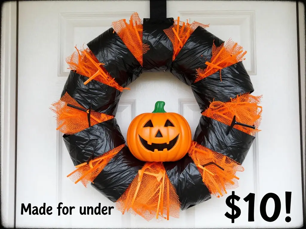Budget-Friendly DIY Halloween Wreath Ideas Under $10