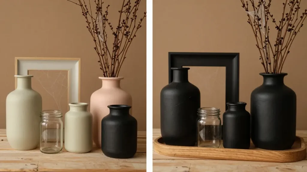 Thrift Store Finds Become Genuinely Chilling With One Coat of Black Paint