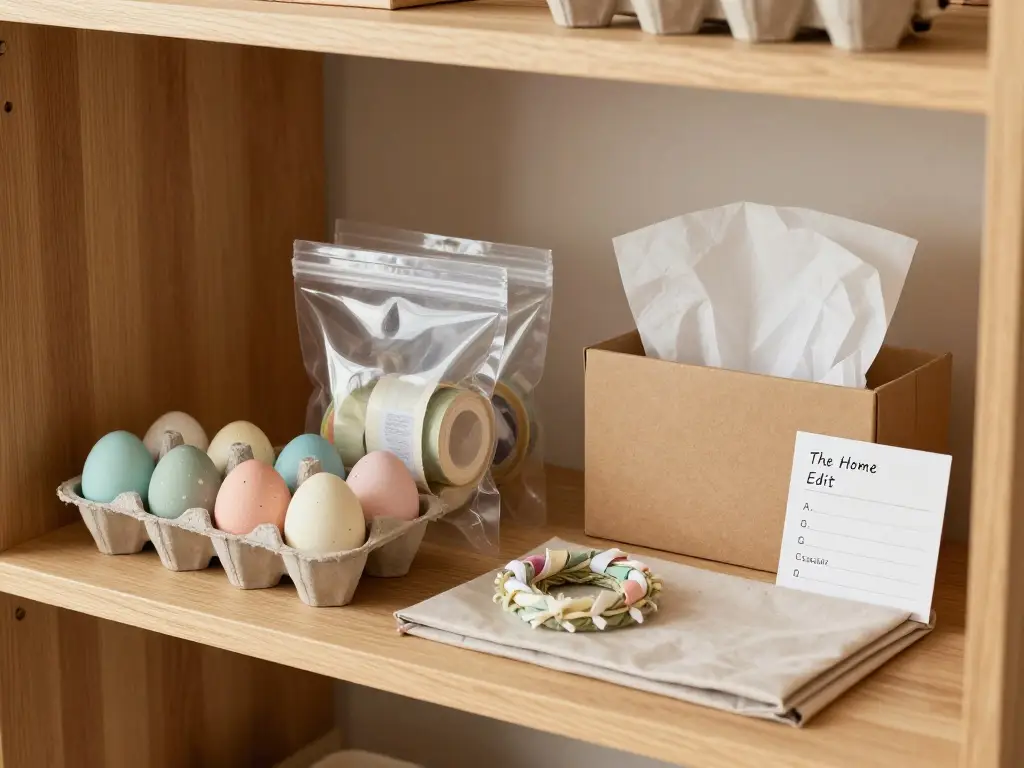 How to Pack Up and Store Easter Desk Decor So Nothing Gets Damaged Next Year