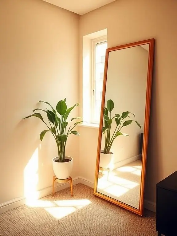 Mirror Placement Tricks That Visually Double a Cramped Studio Layout