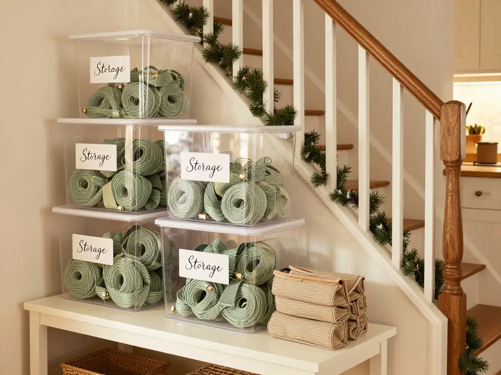 Storing and Reusing Easter Staircase Decorations So They Look Fresh Every Year