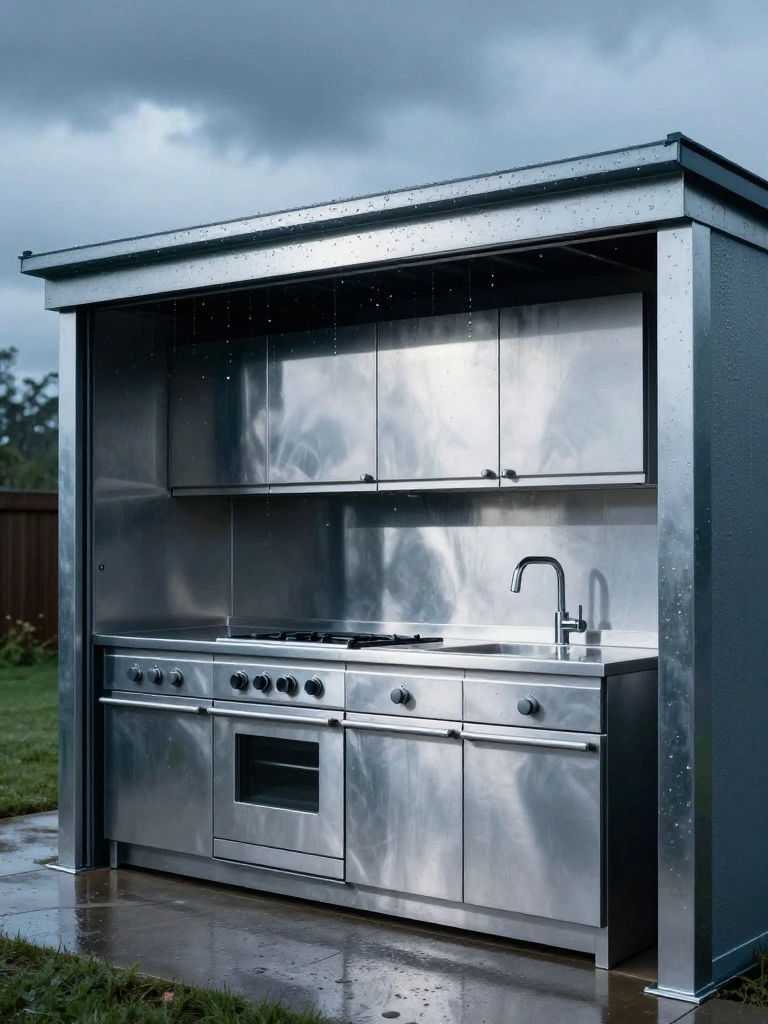 Stainless Steel Cabinet Systems That Make Outdoor Kitchens Completely Weatherproof