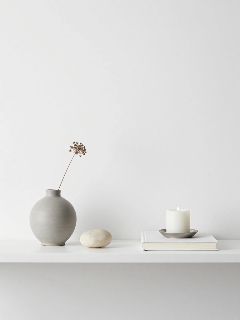 Scandinavian Winter Shelf Styling That Is Simple and Completely Stunning