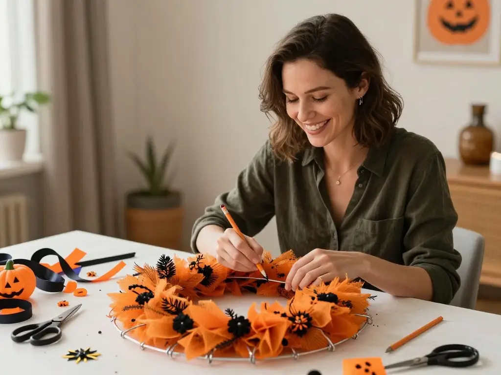 What Materials Do You Need to Make a DIY Halloween Wreath?