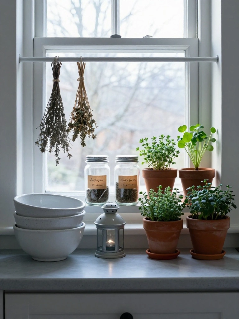 Winter Kitchen Shelf Decor That Merges Function With Seasonal Beauty