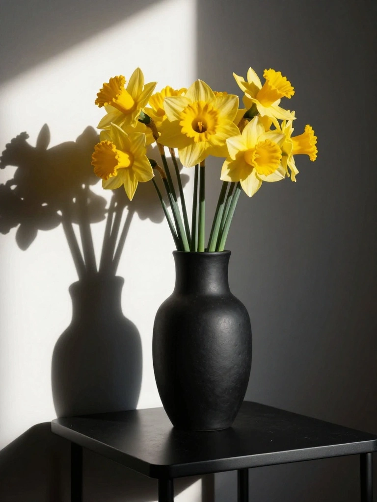 Chasing Contrast: Pairing Charcoal Elements with Bright Spring Side Table Decor Ideas