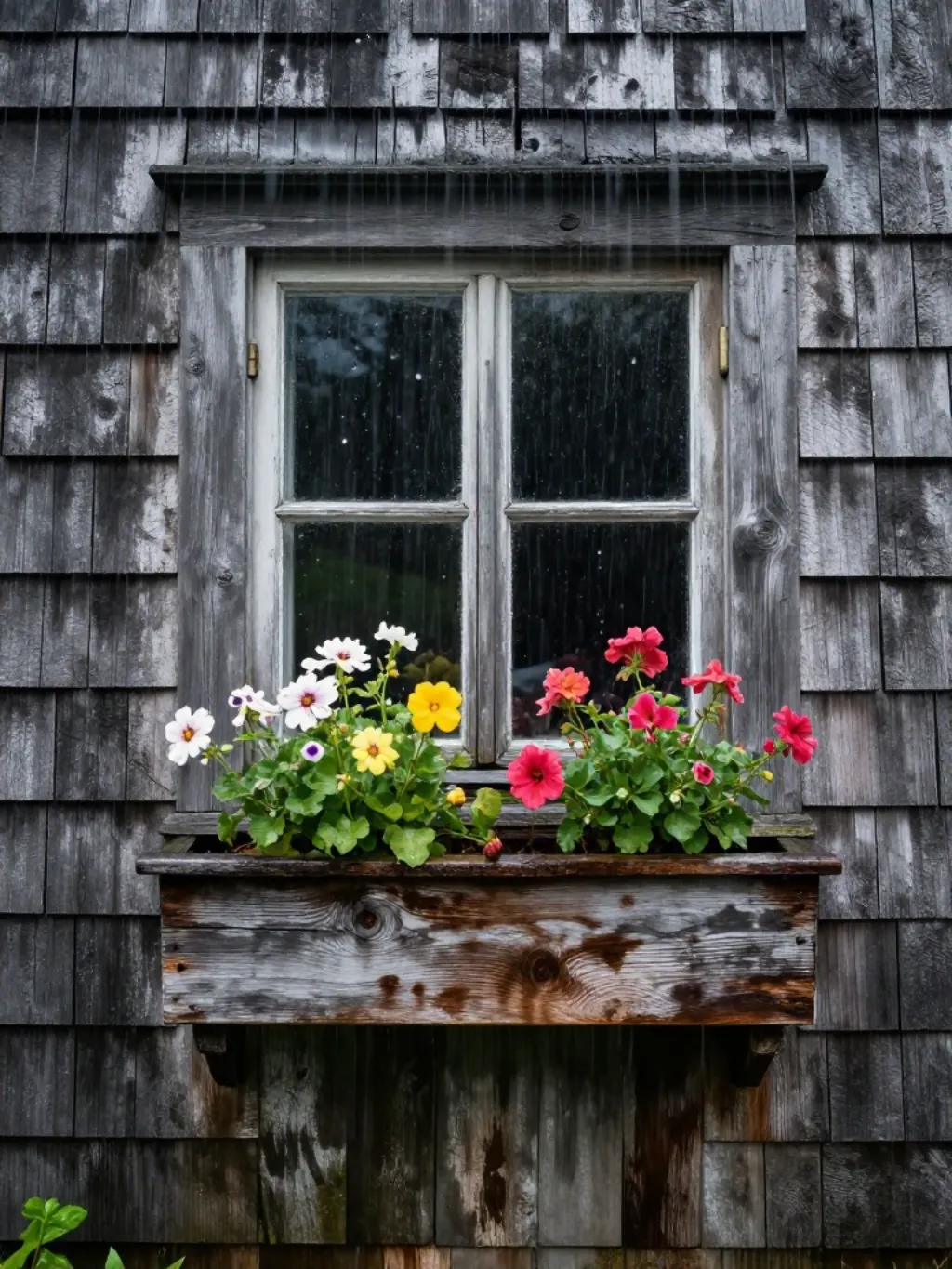 Rustic and Reclaimed Window Boxes That Look Better With Every Rain Shower