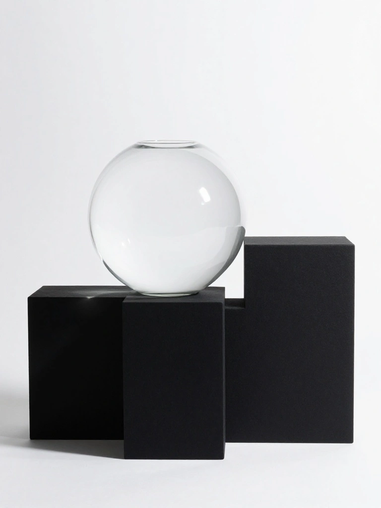 Organic Geometry: Balancing Spherical Vases with Sharp Book Edges