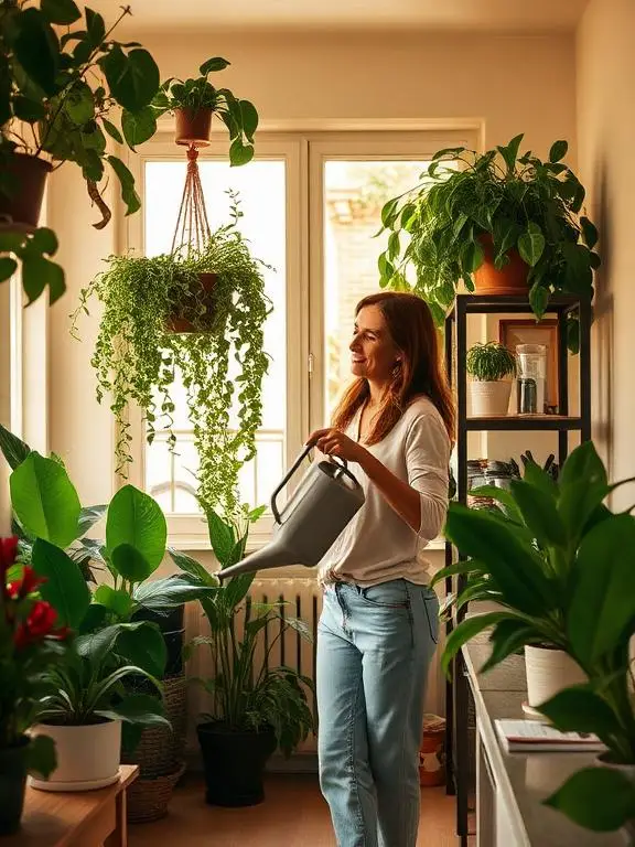 Plant Care Routines That Keep a Full Apartment Garden Thriving With Minimal Effort