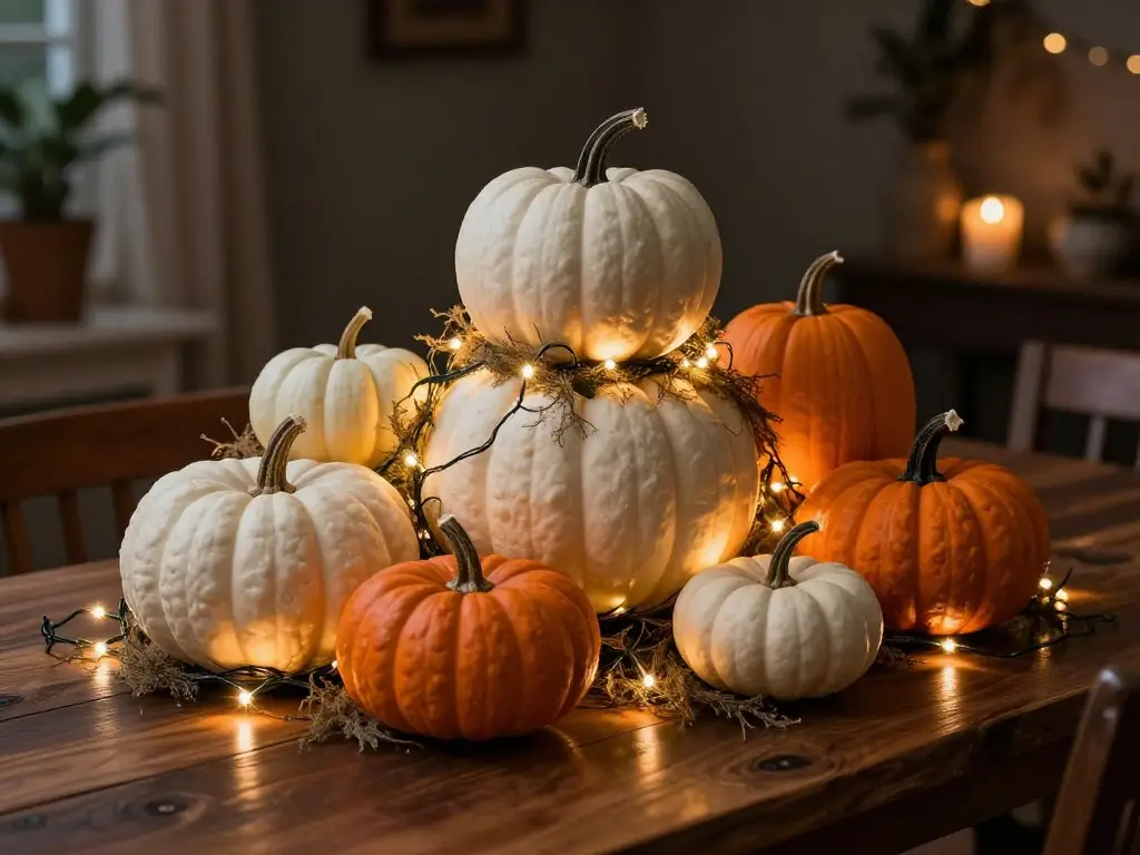 Spooky Halloween Centerpiece Ideas Using Pumpkins