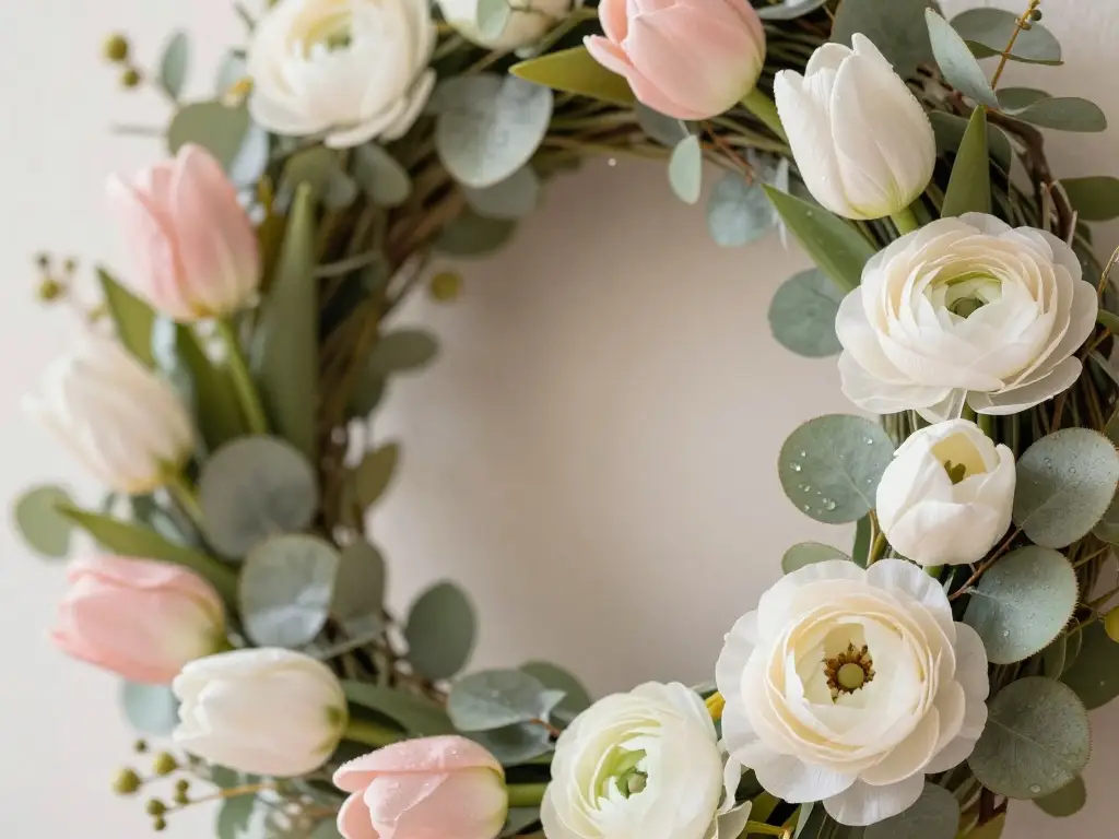 Festive Easter Wreath Ideas Using Faux Florals That Look Genuinely Real