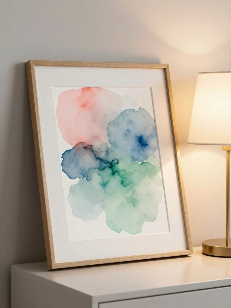 Prismatic Renewal: infusing Soft Watercolor Palettes into Solid Surfaces