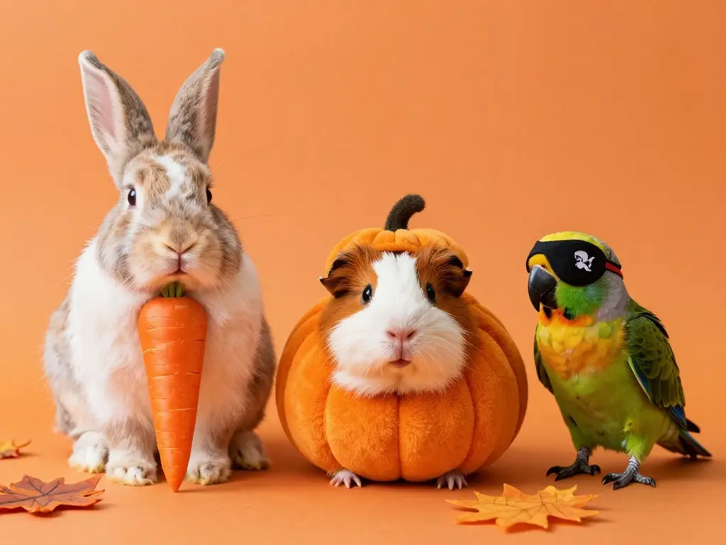 Funny Halloween Costumes for Small Pets (Rabbits, Guinea Pigs & More)