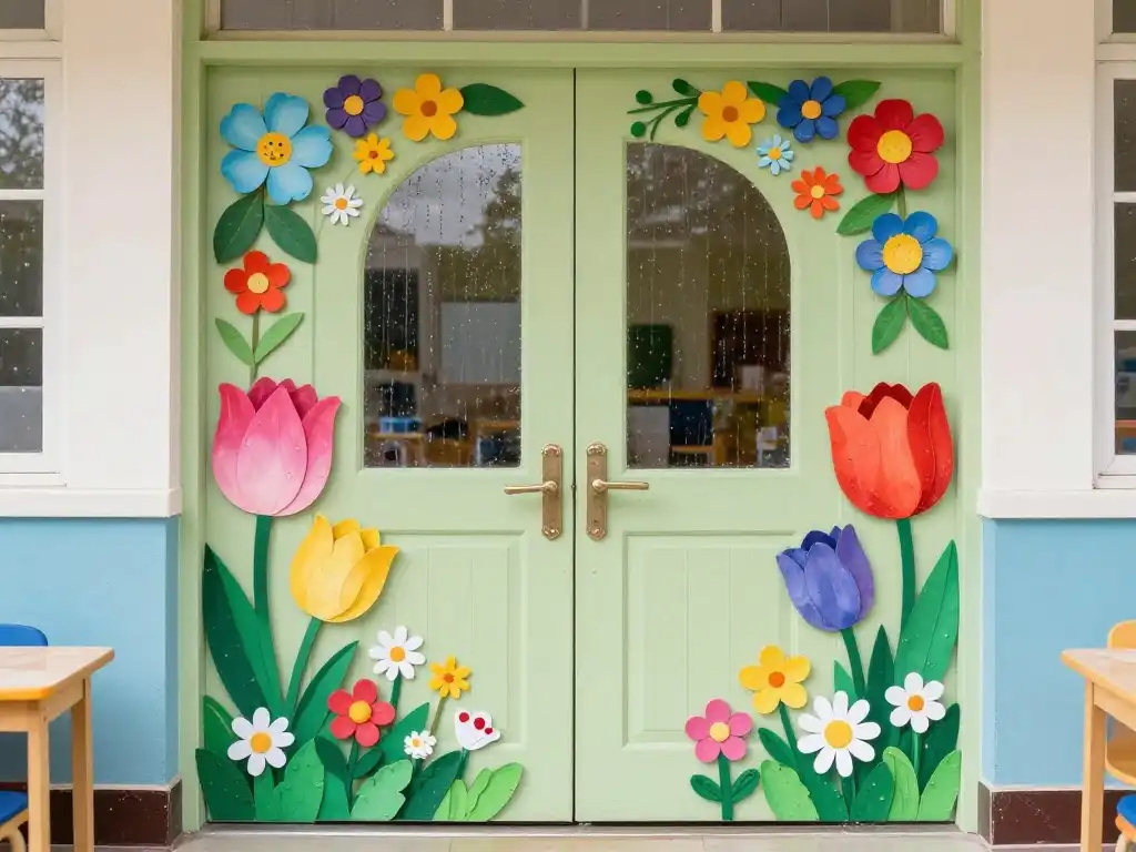 Flower Garden Door Themes That Brighten Even Rainy Mornings