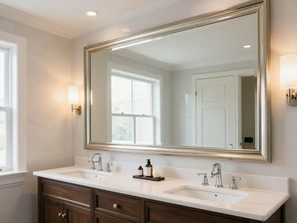Elegant Mirror Placements That Make Bathrooms Feel Twice as Large