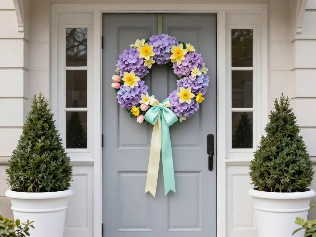 Pastel Easter Wreath Designs That Make Every Front Door Look Magazine-Worthy
