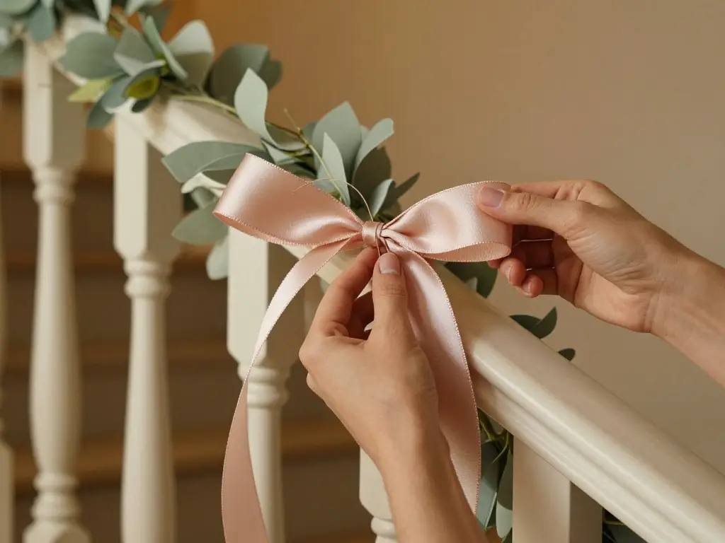 Pastel Ribbon Swag Techniques That Transform a Plain Railing Overnight
