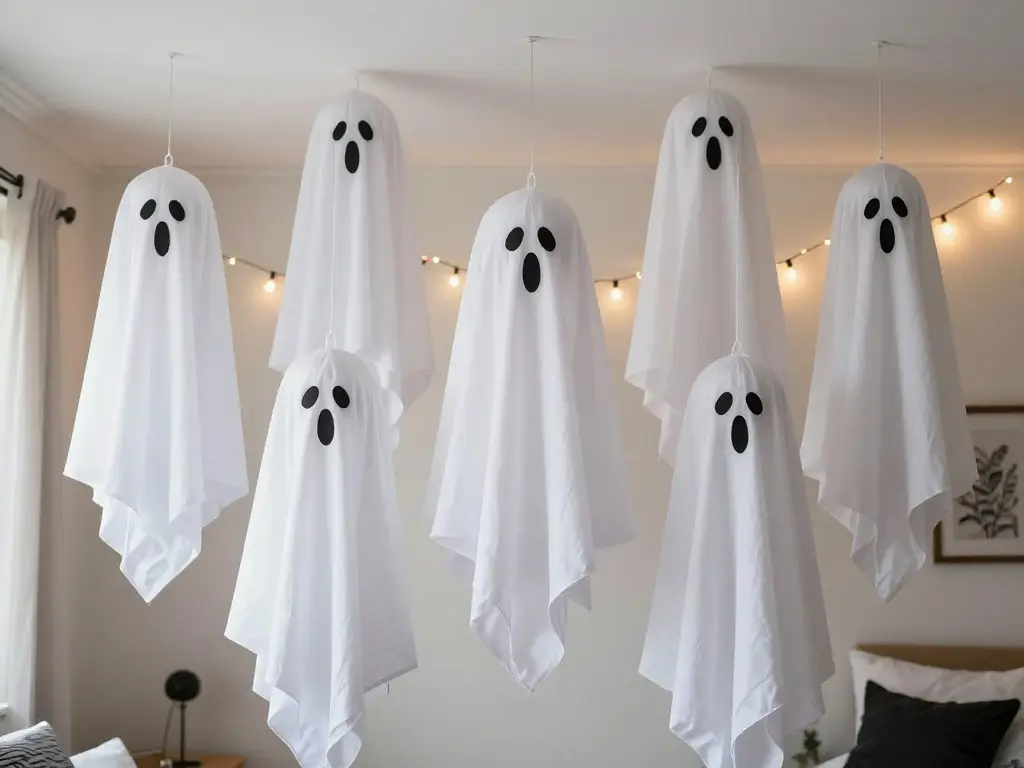 DIY Ghost Decorations for a Fun Spooky Touch
