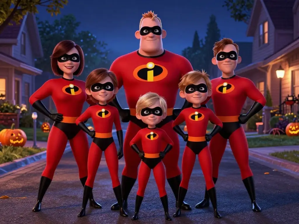 Disney-Themed Family Halloween Costume Ideas