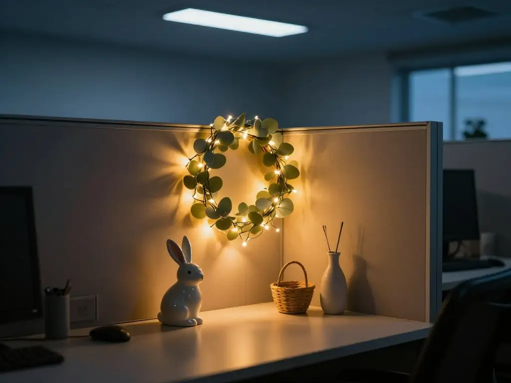 How Fairy Lights and Soft Glow Accents Turn Any Cubicle Into a Cozy Corner
