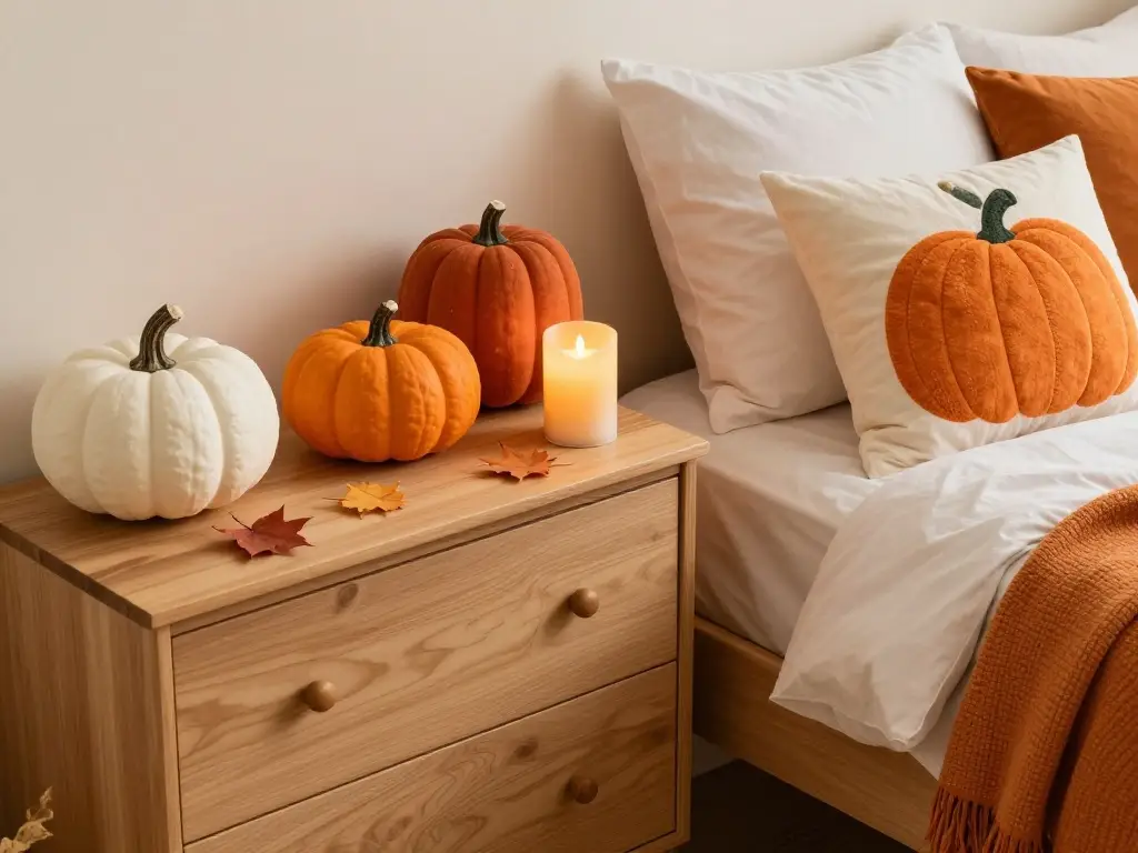 Pumpkin-Themed Bedroom Decor Ideas