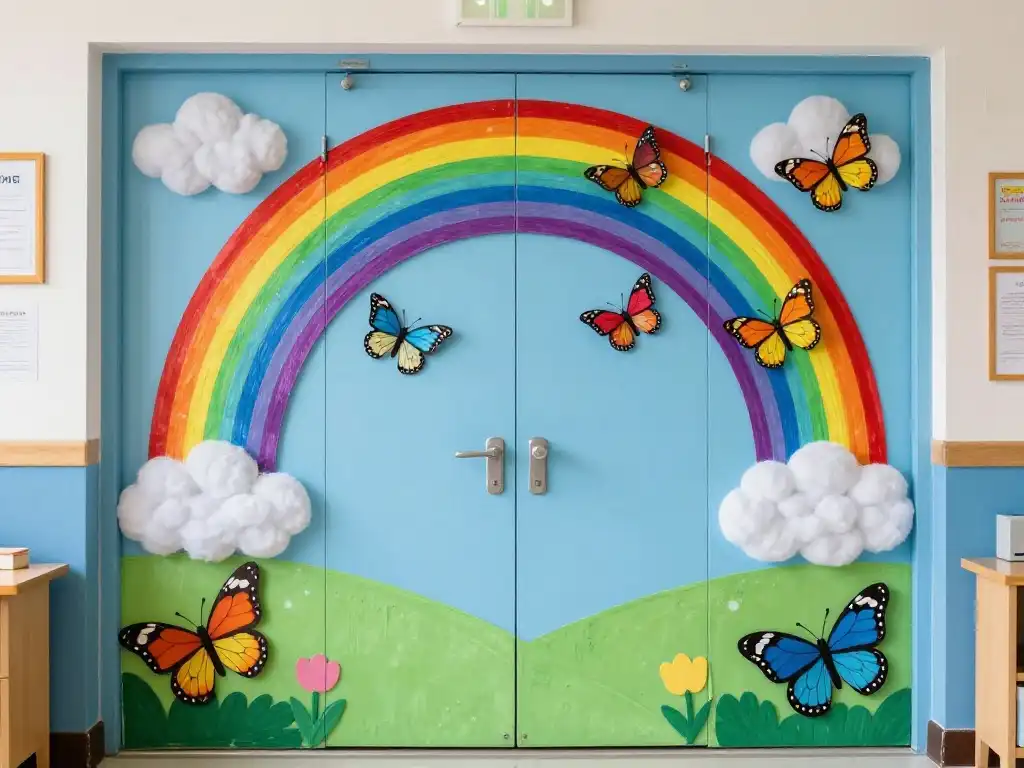 Creative Butterfly and Rainbow Displays That Steal Attention