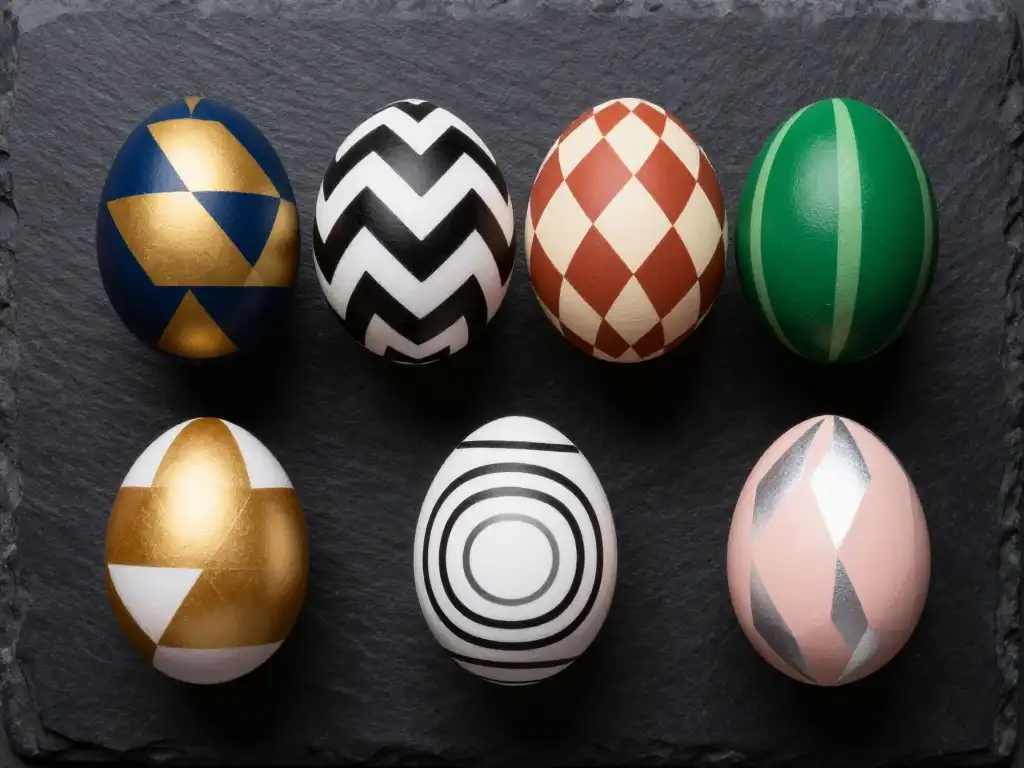 Geometric Easter Egg Patterns That Are Surprisingly Easy to Pull Off at Home