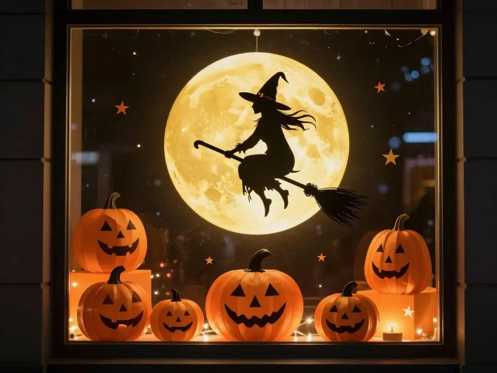 DIY Pumpkin Window Displays That Stand Out