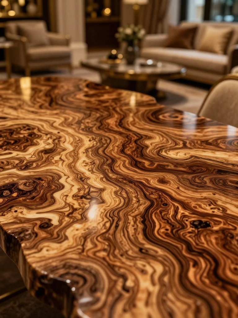 Bespoke Artisanal Grain Patterns Evoke Unapologetic Luxury at Home