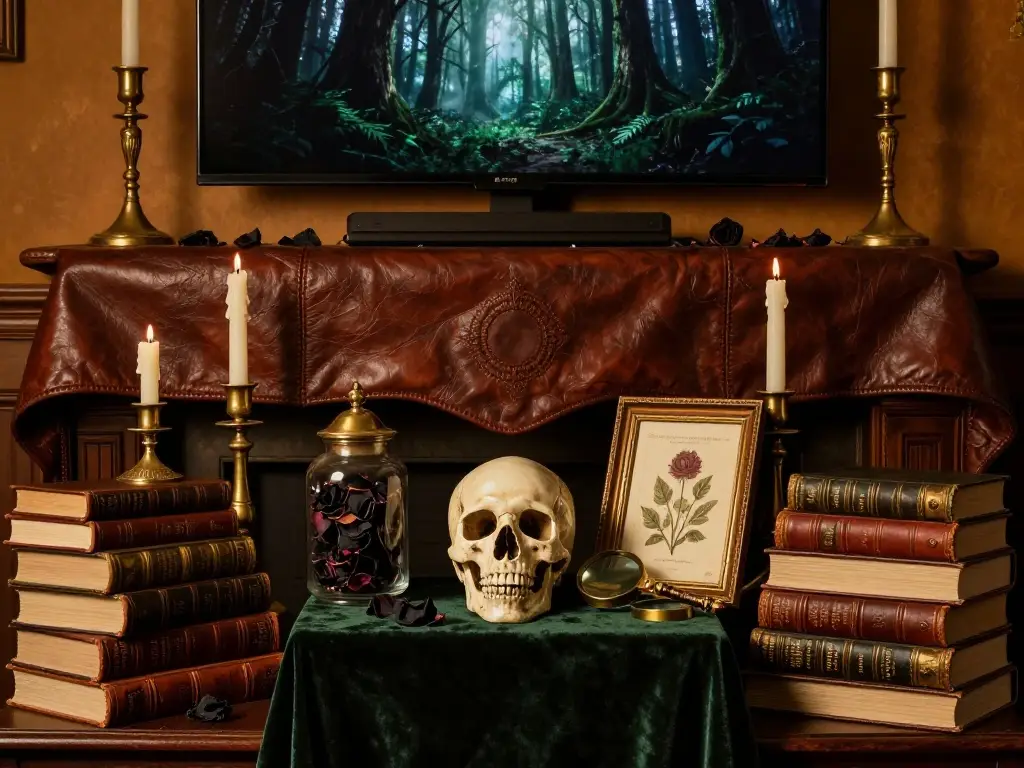 Dark Academia Meets Halloween — the Moody Mantle Aesthetic Taking Over Feeds