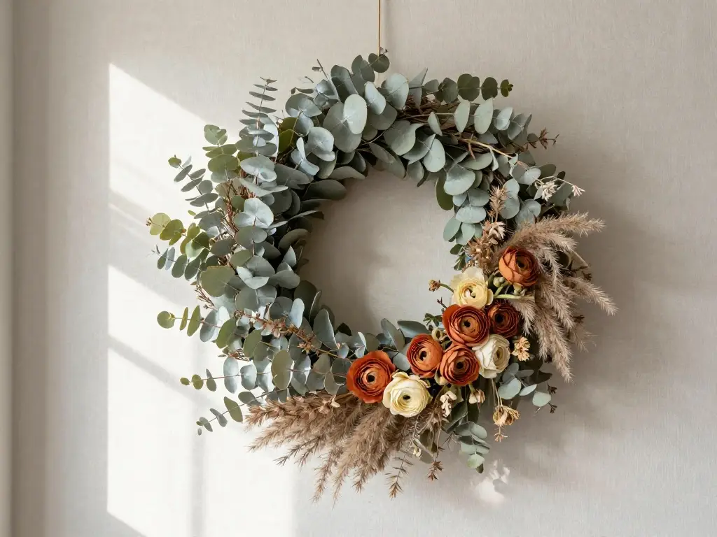 How Eucalyptus and Dried Botanicals Turn a Simple Wreath Into a Luxury Statement