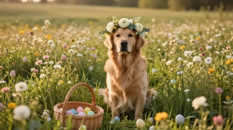 easter dog photoshoot ideas