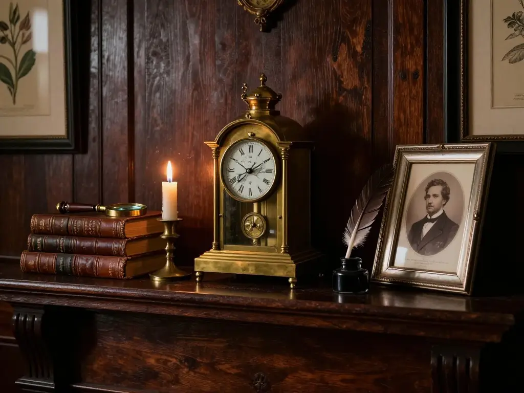 Victorian Shadows: Antique Objects That Breathe Gothic Soul Into Any Mantel