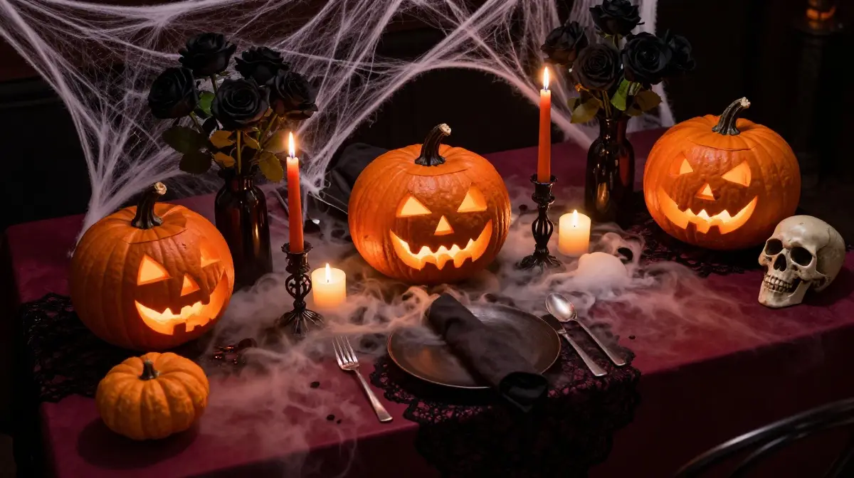 16 Spooky Halloween Table Centerpiece Ideas to Transform Your Party Décor